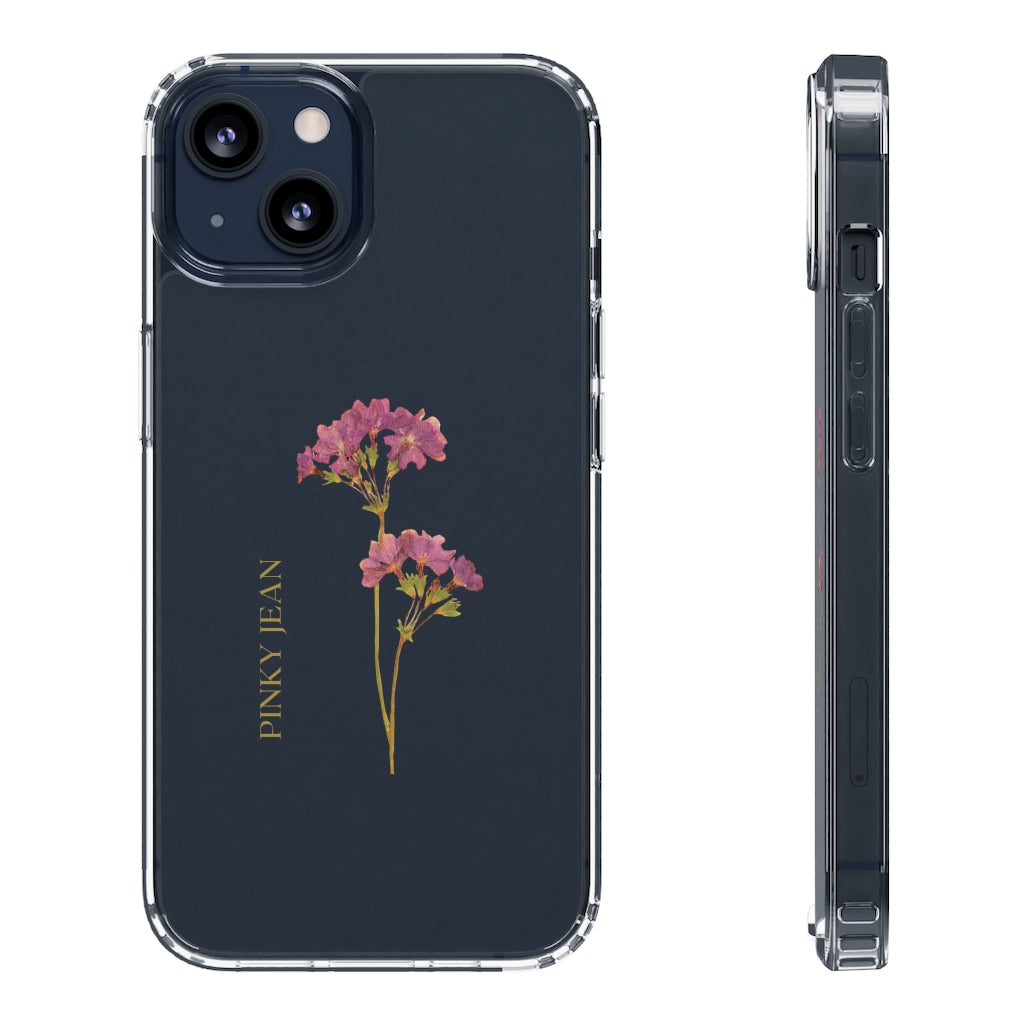 Clear Phone Cases - Flower