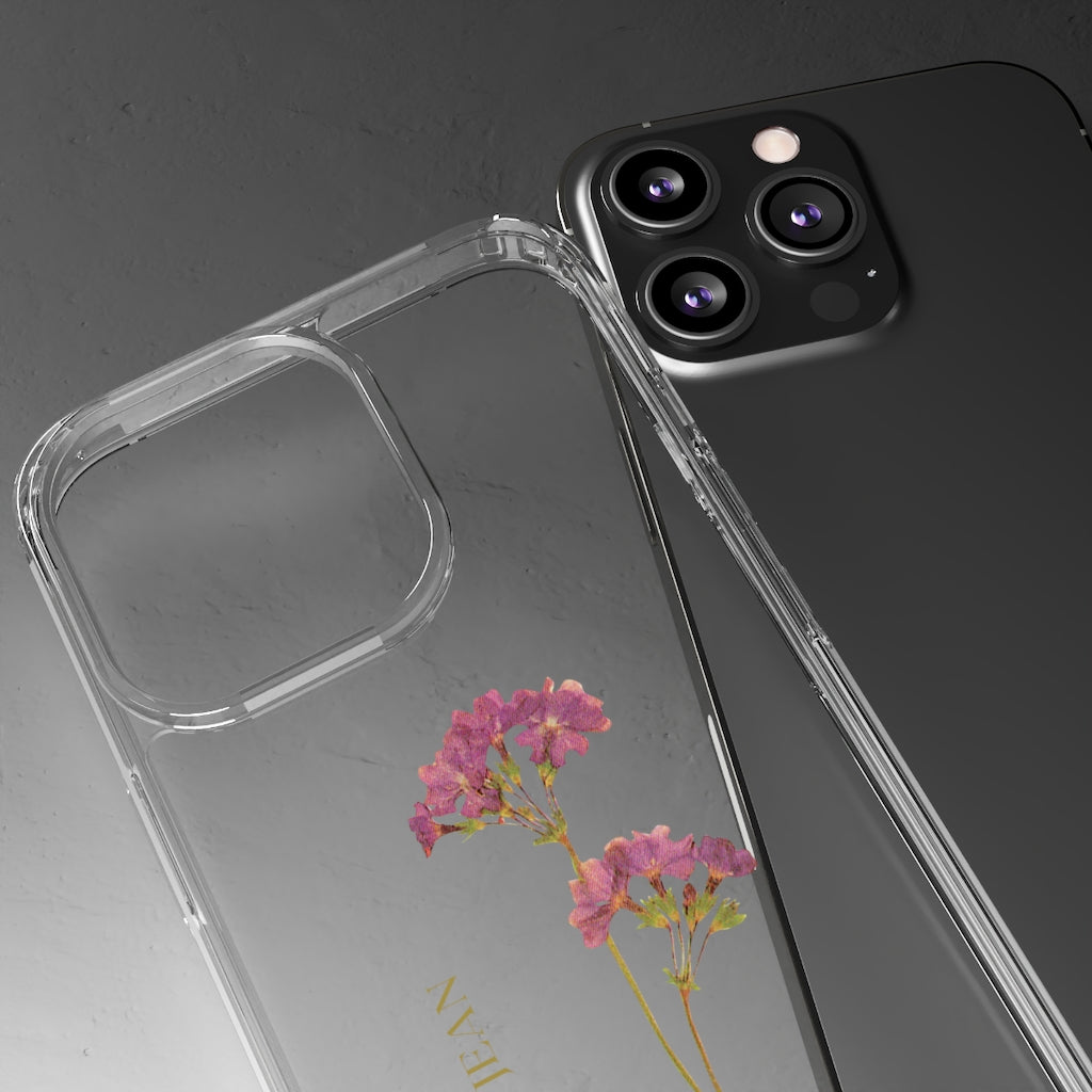 Clear Phone Cases - Flower