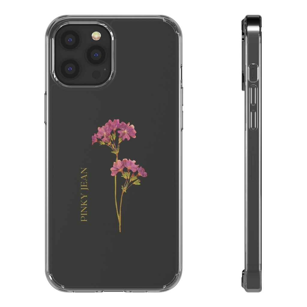 Clear Phone Cases - Flower