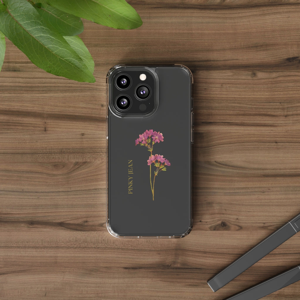 Clear Phone Cases - Flower