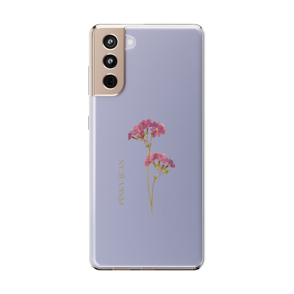 Clear Phone Cases - Flower