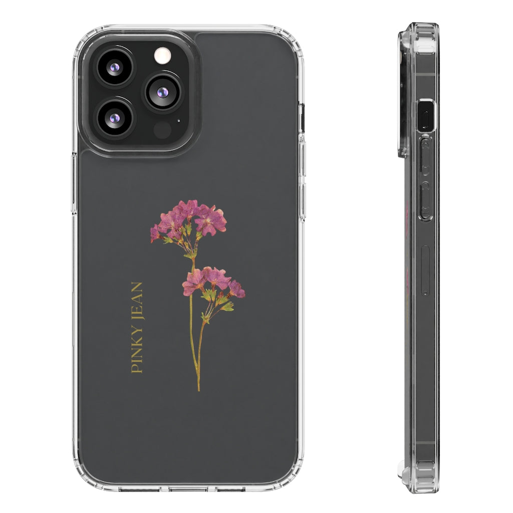 Clear Phone Cases - Flower