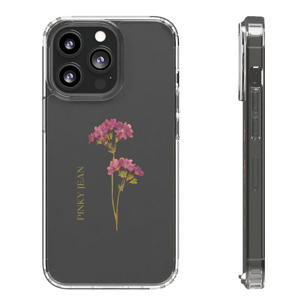 Clear Phone Cases - Flower