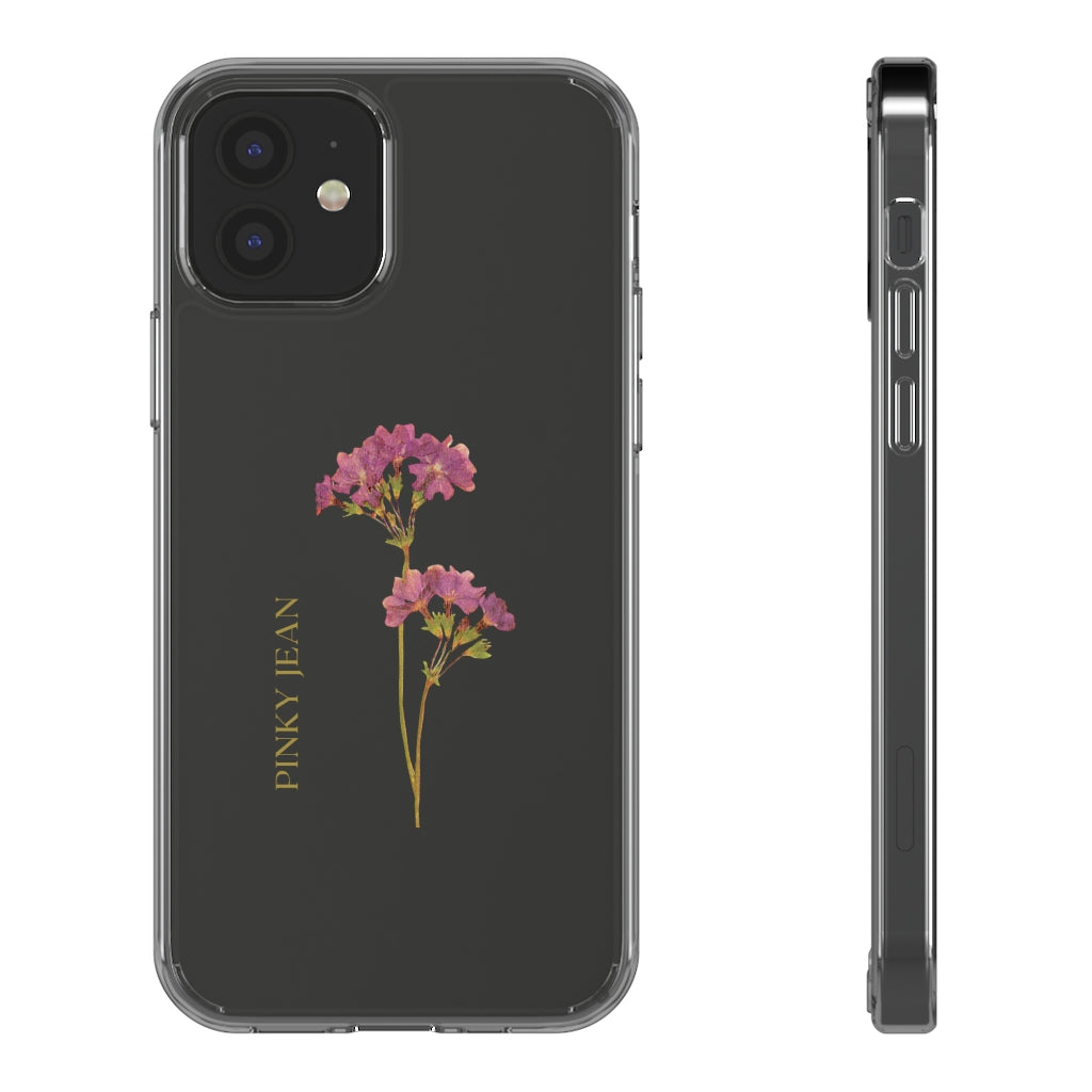 Clear Phone Cases - Flower