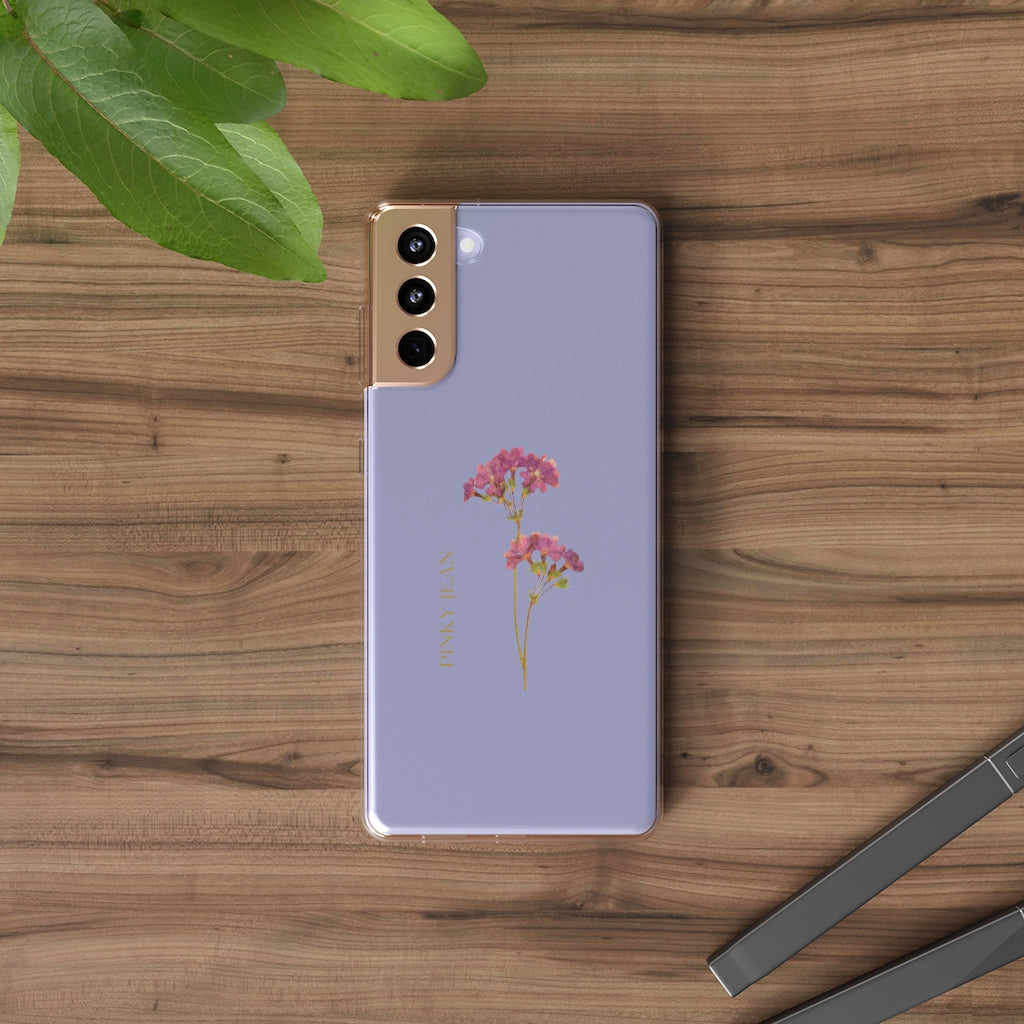 Clear Phone Cases - Flower