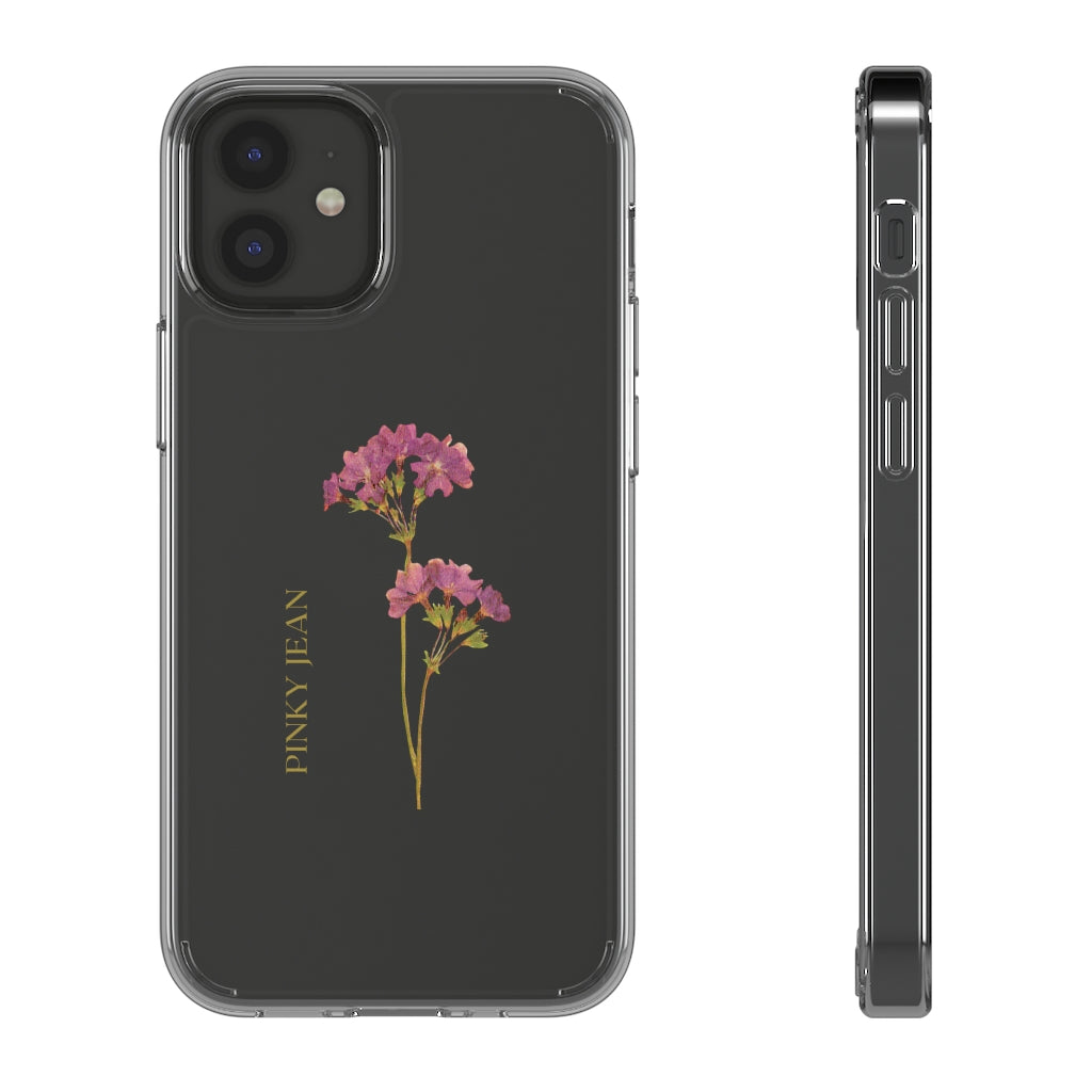 Clear Phone Cases - Flower